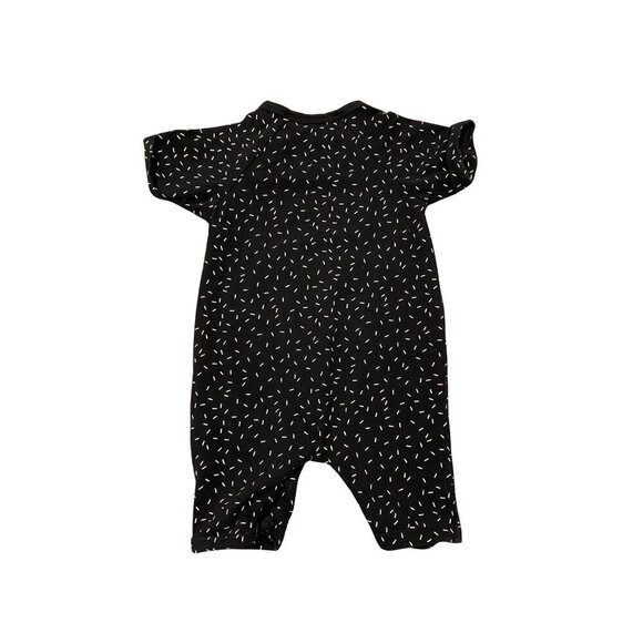 Miles the Label Baby Boy's Black/Ivory Romper - Picture 2 of 3